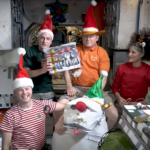 Astronauts on ISS beam holiday cheer to Earth for Christmas (video)